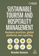 Sustainable Tourism and Hospitality Management