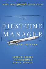 The First-Time Manager