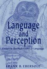 Language and Perception