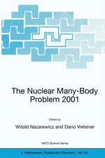 The Nuclear Many-Body Problem 2001