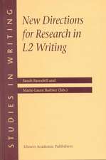 New Directions for Research in L2 Writing