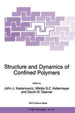 Structure and Dynamics of Confined Polymers: Proceedings of the NATO Advanced Research Workshop on Biological, Biophysical & Theoretical Aspects of Polymer Structure and Transport Bikal, Hungary 20–25 June 1999