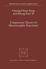 Uniqueness Theory of Meromorphic Functions