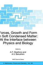 Forces, Growth and Form in Soft Condensed Matter: At the Interface between Physics and Biology
