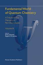 Fundamental World of Quantum Chemistry: A Tribute to the Memory of Per-Olov Löwdin Volume III