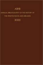 Annual Bibliography of the History of the Printed Book and Libraries