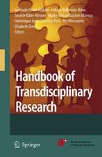 Handbook of Transdisciplinary Research