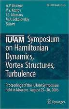 IUTAM Symposium on Hamiltonian Dynamics, Vortex Structures, Turbulence: Proceedings of the IUTAM Symposium held in Moscow, 25-30 August, 2006