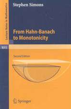 From Hahn-Banach to Monotonicity