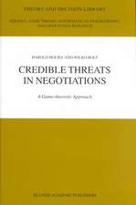 Credible Threats in Negotiations