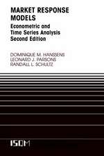 Market Response Models: Econometric and Time Series Analysis