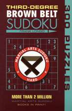 Third-Degree Brown Belt Sudoku