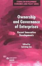 Ownership and Governance of Enterprises