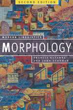 Morphology: Palgrave Modern Linguistics