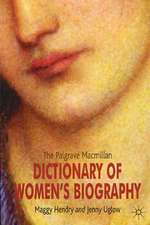 The Palgrave Macmillan Dictionary of Women's Biography