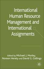 International HRM and International Assignments