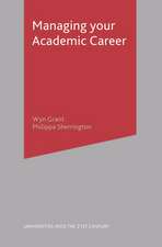 Managing Your Academic Career