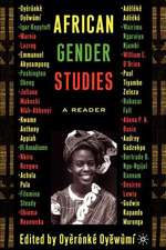 African Gender Studies: A Reader