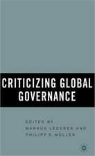 Criticizing Global Governance