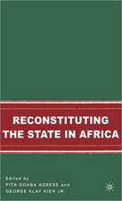 Reconstituting the State in Africa