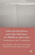 Individualization and the Delivery of Welfare Services: Contestation and Complexity