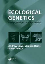 Ecological Genetics – Design, Analysis and Application