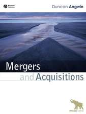 Mergers and Acquisitions