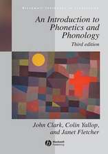 An Introduction to Phonetics and Phonology 3e