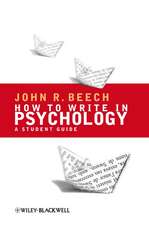 How to Write in Psychology – A Student Guide