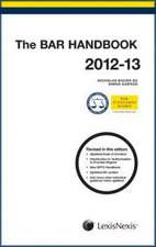 BAR HANDBOOK 20122013