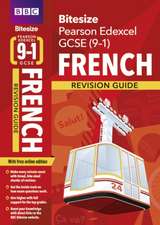 BBC Bitesize Edexcel GCSE French: Revision Guide incl. online edition - for 2025 and 2026 exams