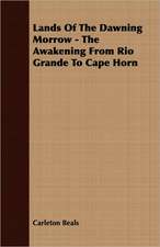 Lands of the Dawning Morrow - The Awakening from Rio Grande to Cape Horn: Senior Courses and Outlines of Advanced Work