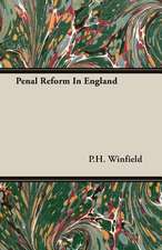 Penal Reform in England: The Theory of Conditioned Reflexes