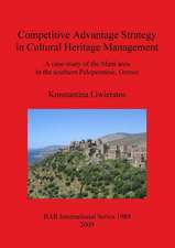 Competitive Advantage Strategy in Cultural Heritage Management