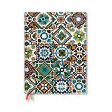 Paperblanks 2025 Daily Planner Porto Portuguese Tiles 12-Month Ultra Elastic Band 416 Pg 80 GSM