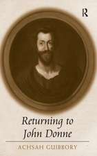 Returning to John Donne