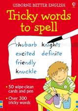 Tricky Words to Spell Usborne Better English Cards