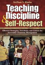 Teaching Discipline & Self-Respect