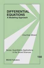 Differential Equations: A Modeling Approach