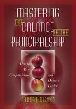 Mastering the Balance of the Principalship