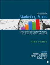 Handbook of Marketing Scales