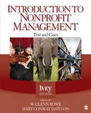 Introduction to Nonprofit Management: Text and Cases