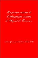 Un Primer Intento de Bibliografia Critica de Miguel de Unamuno