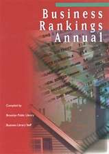 Business Rankings Annual: Cumulative Index 1989-2012