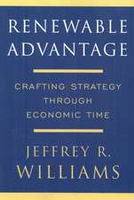 Renewable Advantage: Crafting Strategy Through Economic Time