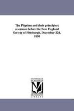 The Pilgrims and Their Principles