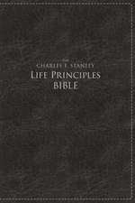 NKJV, The Charles F. Stanley Life Principles Bible, Large Print, Leathersoft, Black, Thumb Indexed: Large Print Edition