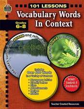 101 Lessons: Vocabulary Words in Context