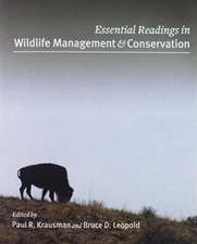 Essential Readings in Wildlife Management and Conservation