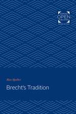 Brecht′s Tradition